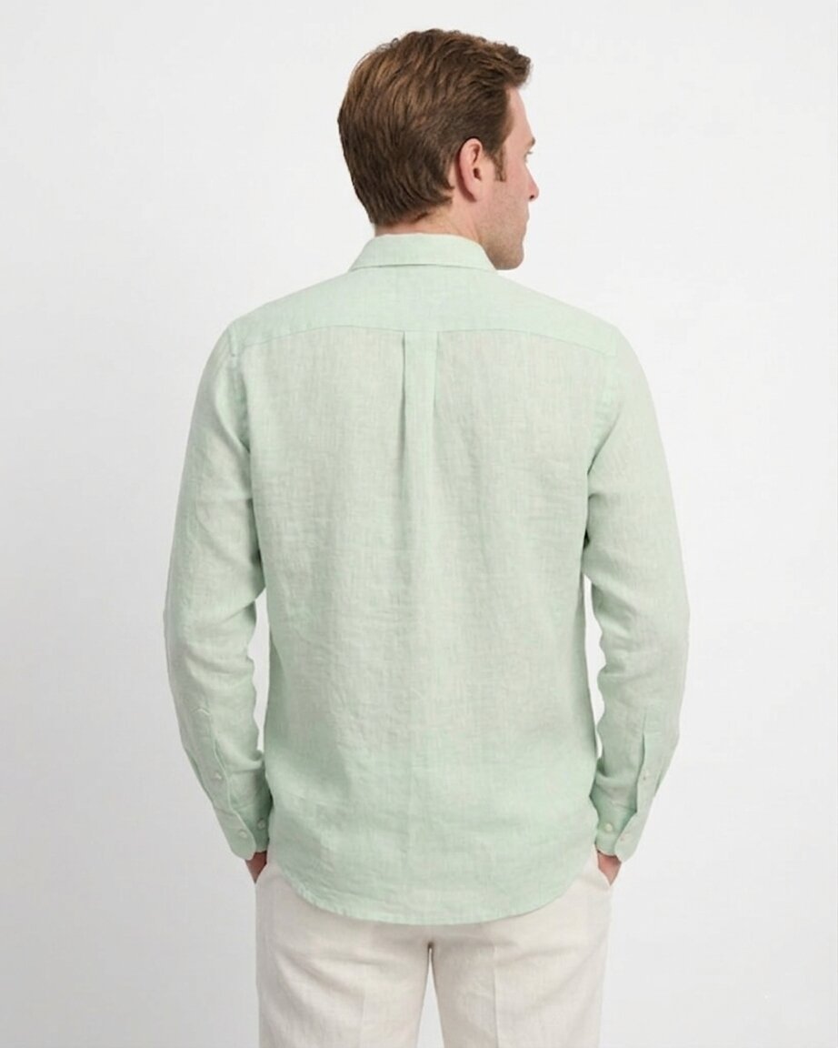 Pistachio Linen Shirt