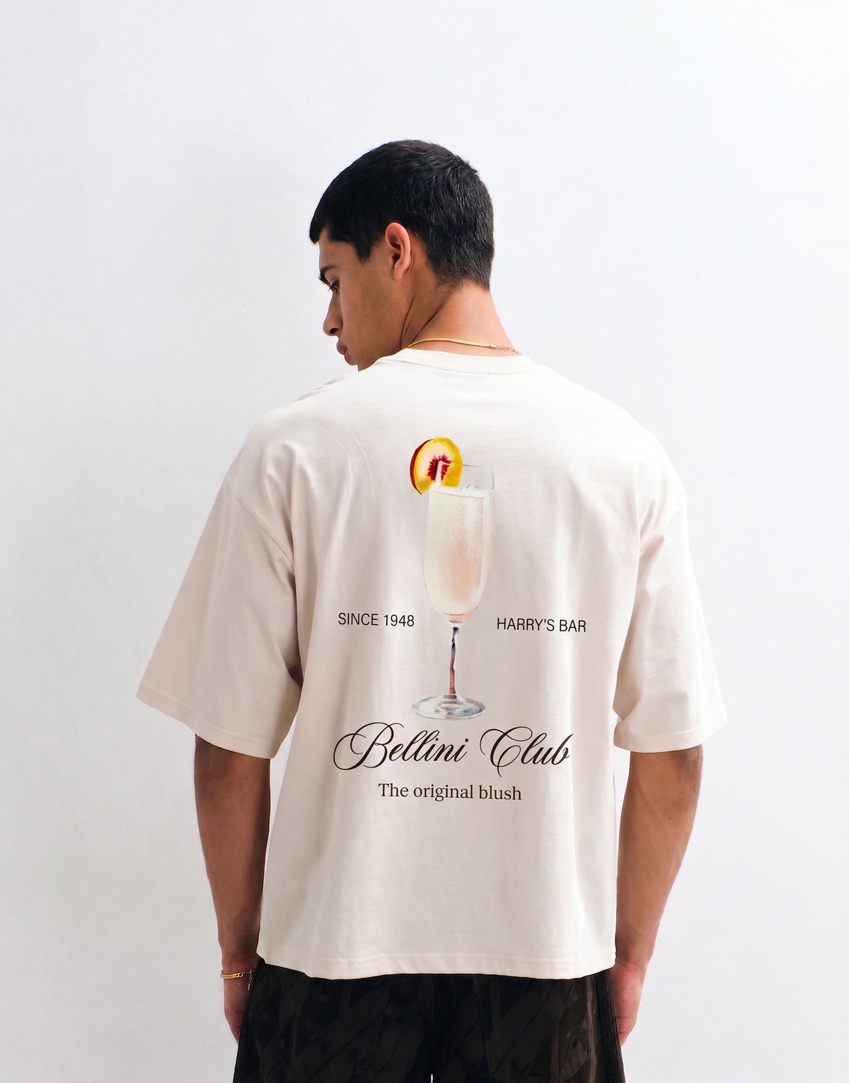 Unisex Cream Oversized T-shirt