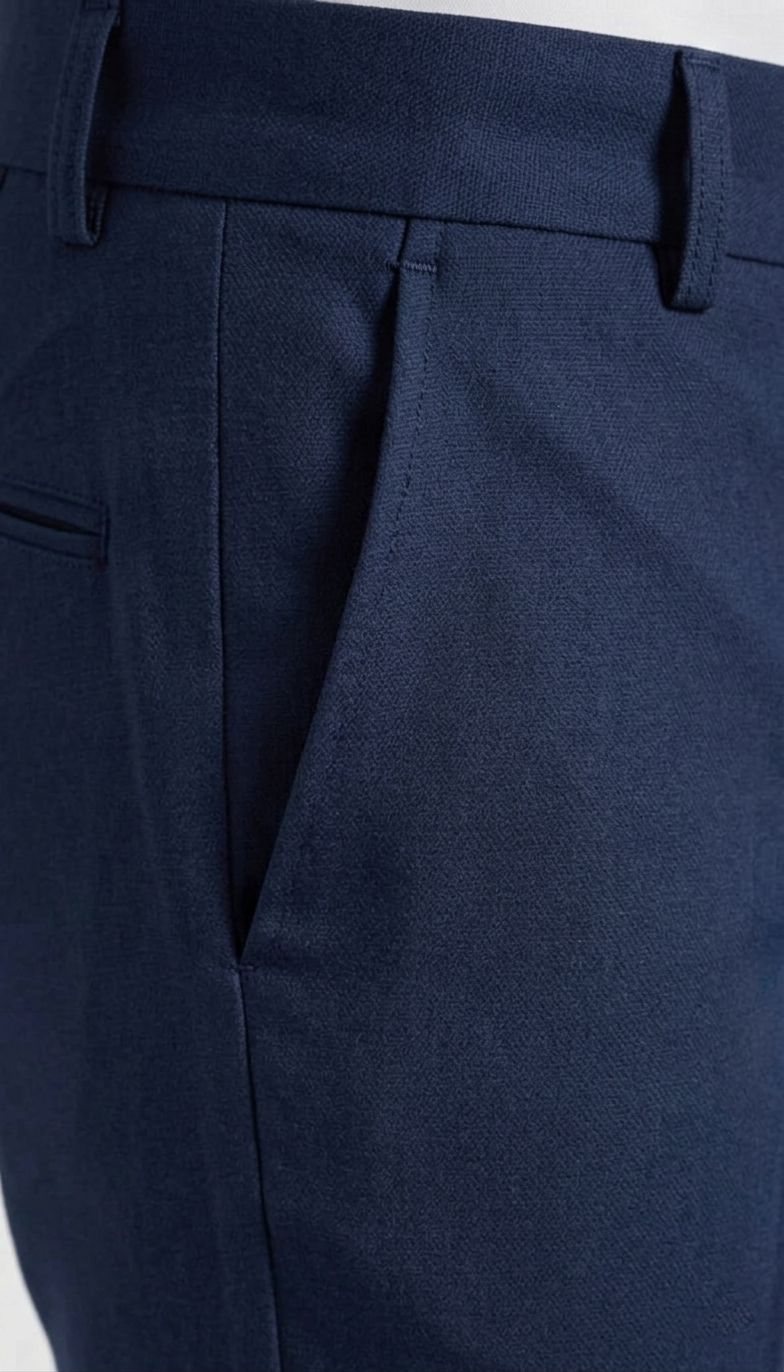 Navy Blue Bootcut Pant