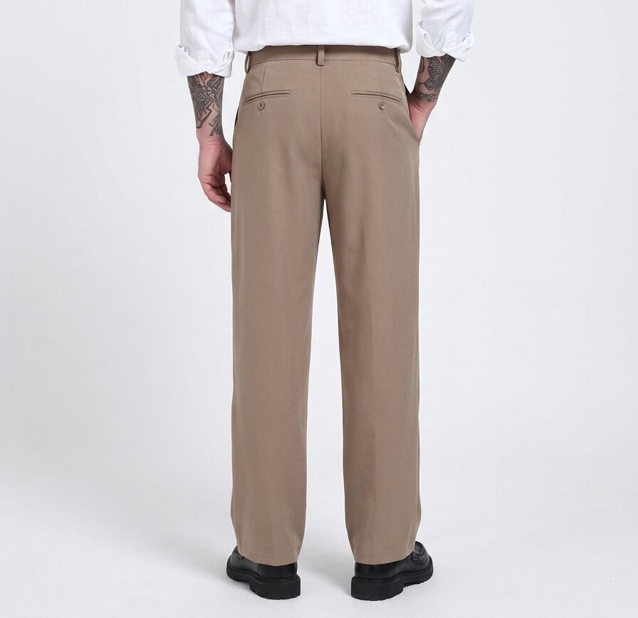 Beige Japanese Korean Pants