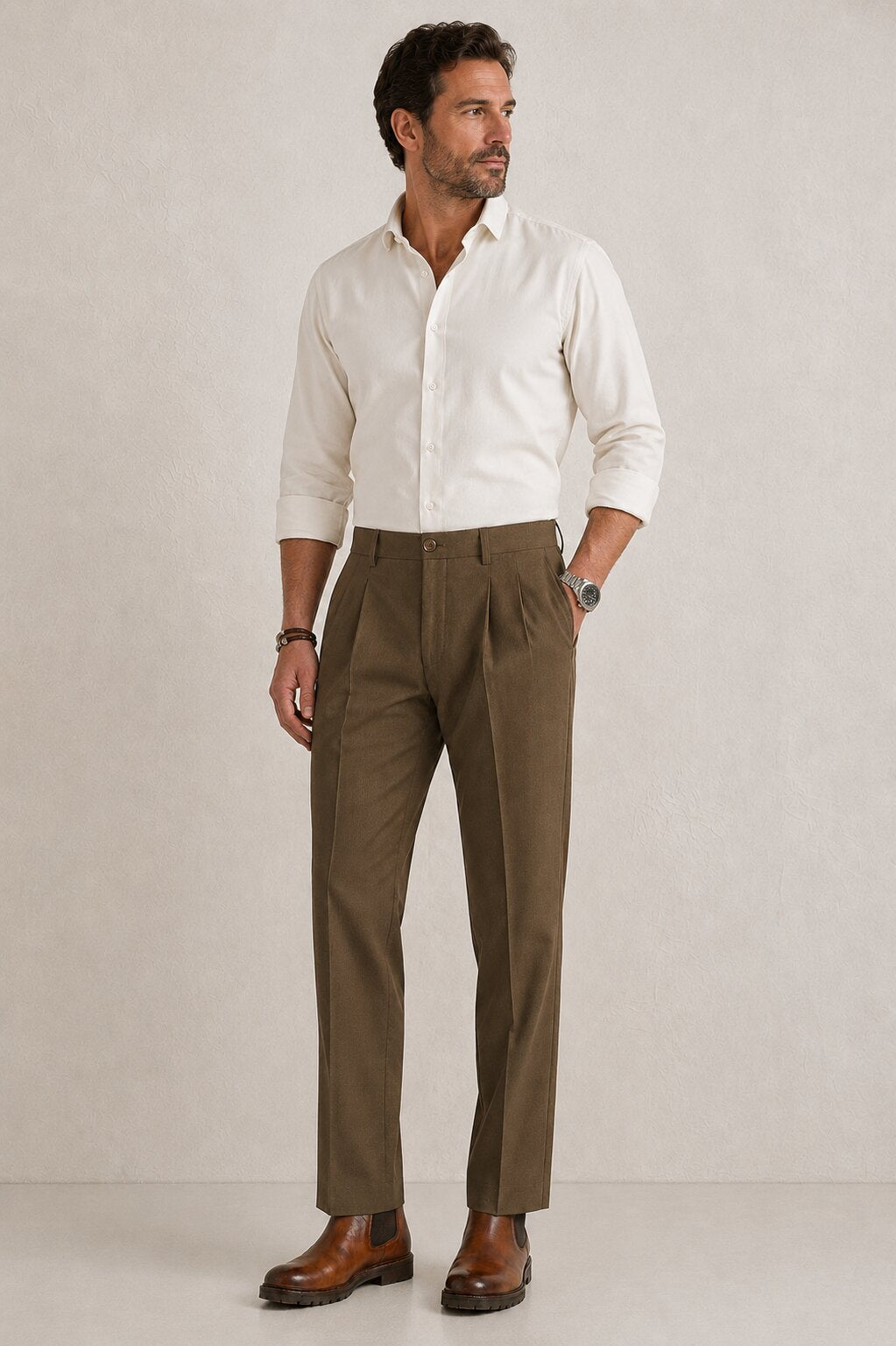 Tan Formal Pants