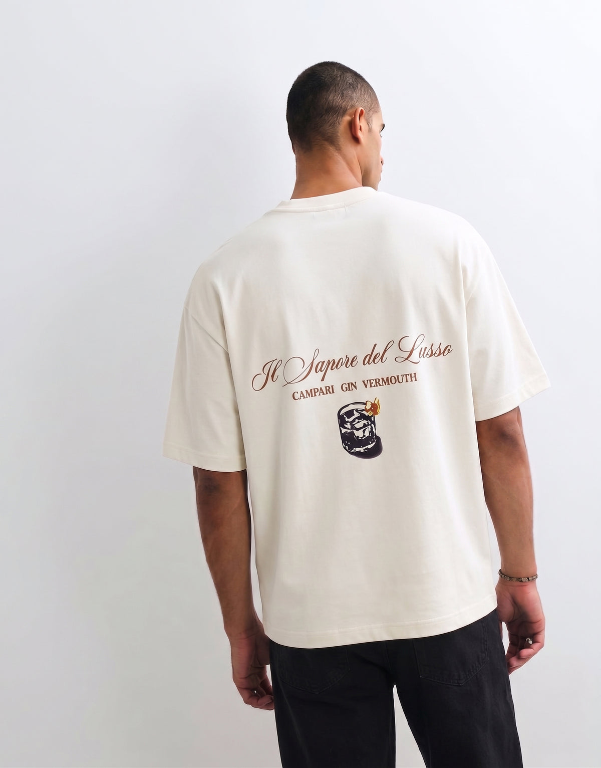 Unisex Cream Oversized T-shirt
