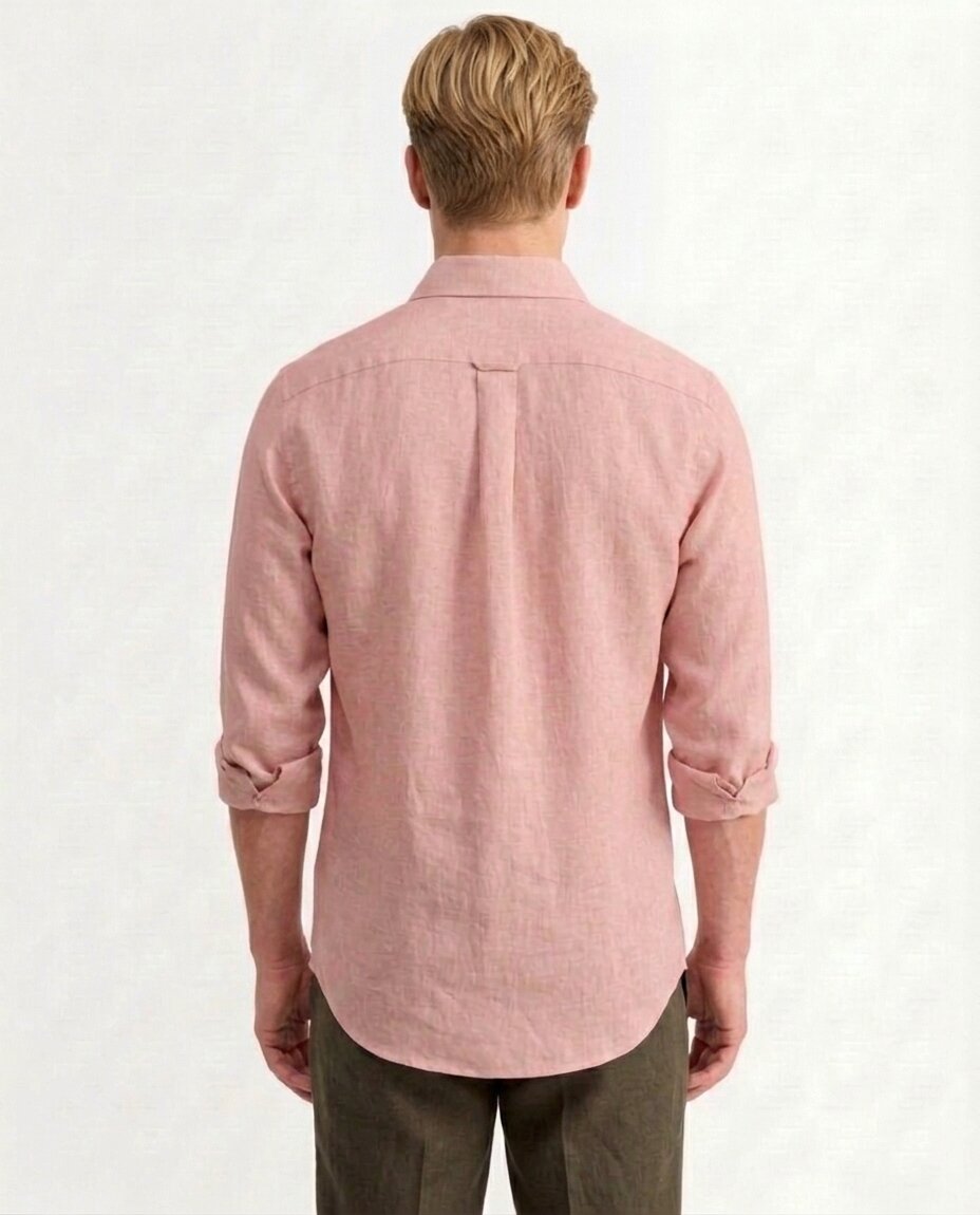 Pink Linen Shirt