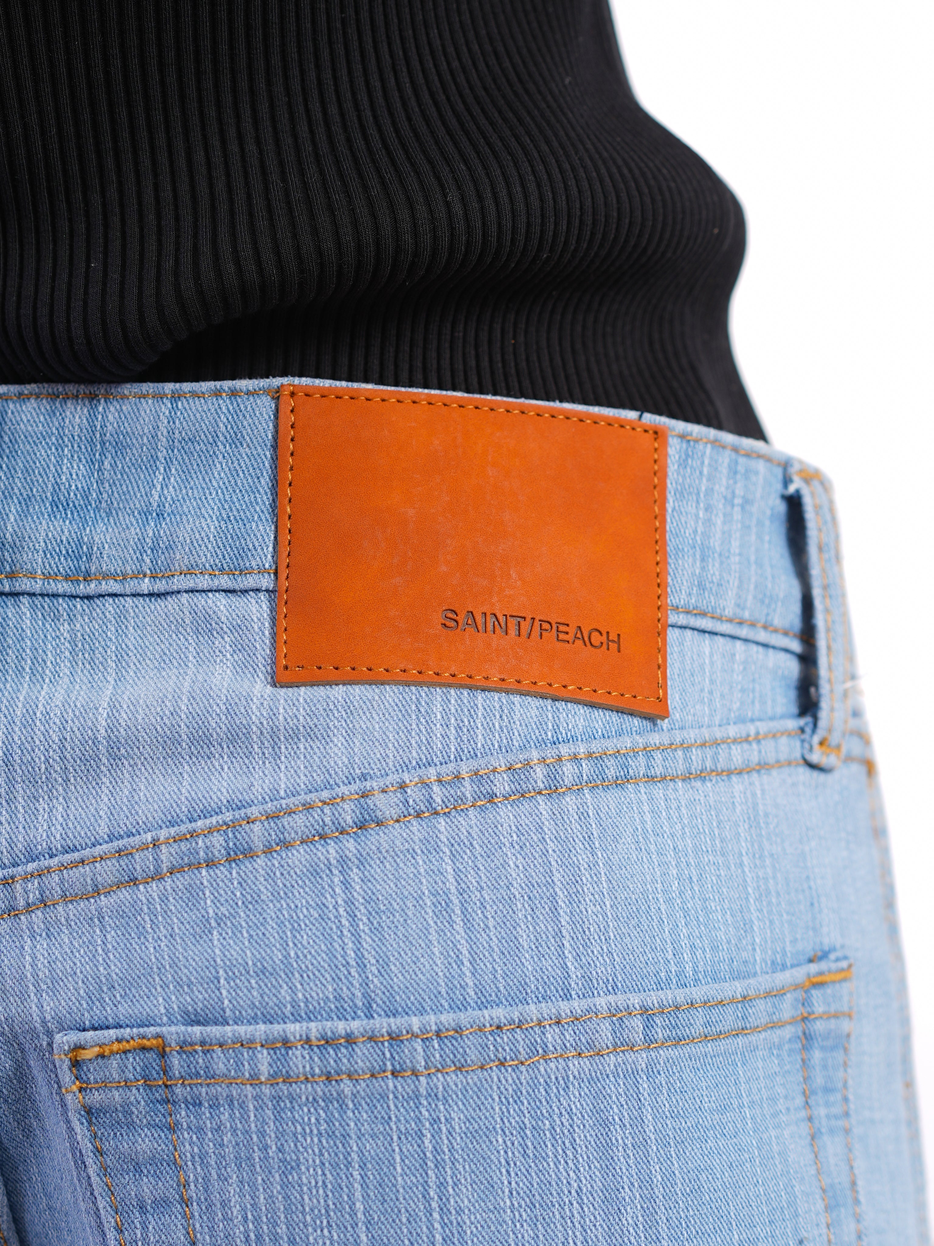 Blue Straight Fit Denim