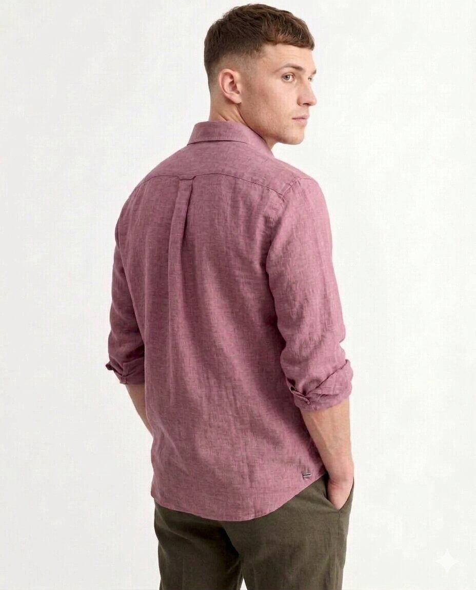 Muted Rose Linen Shirt