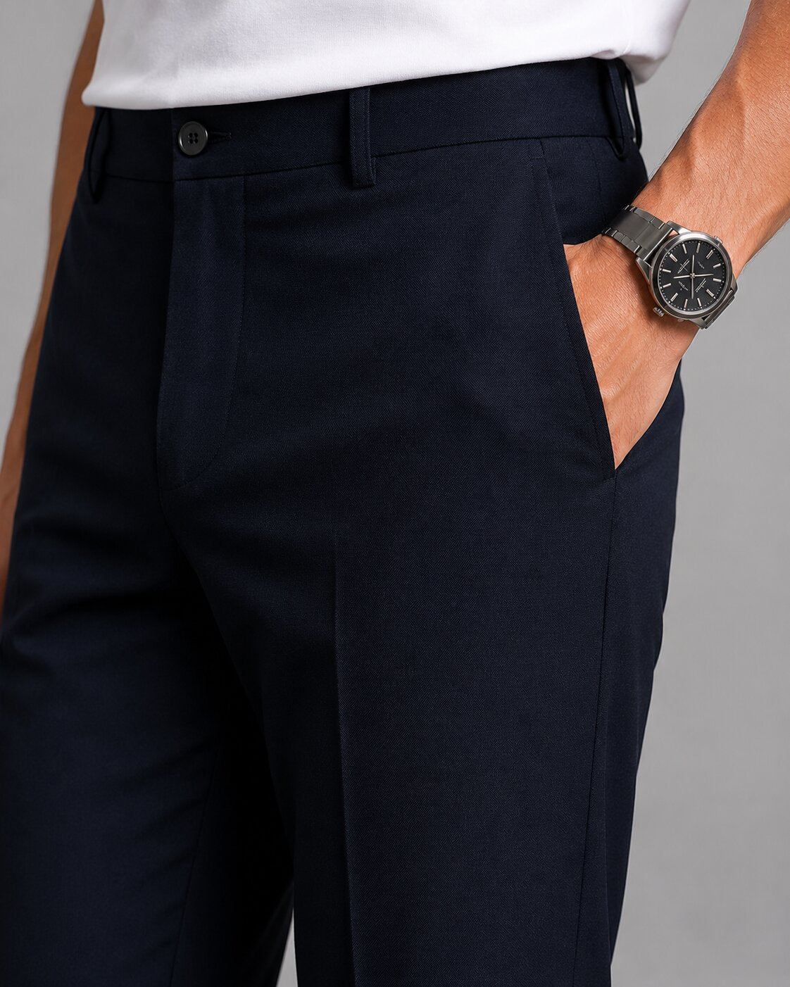 Navy Blue Formal Pants