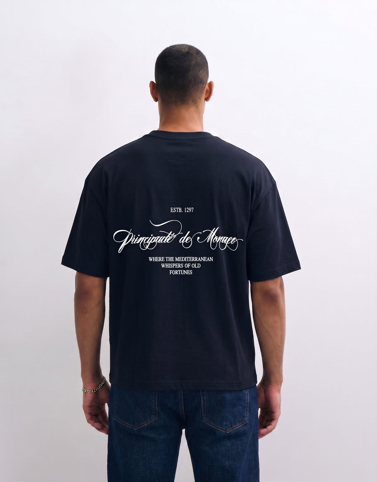 Unisex Black Oversized T-shirt