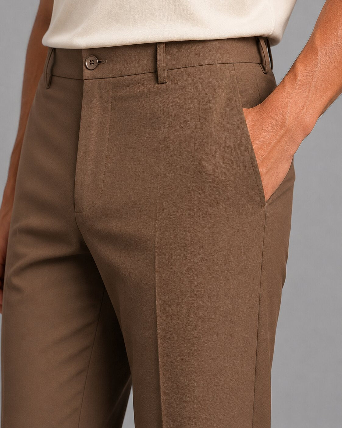 Tan Formal Pants
