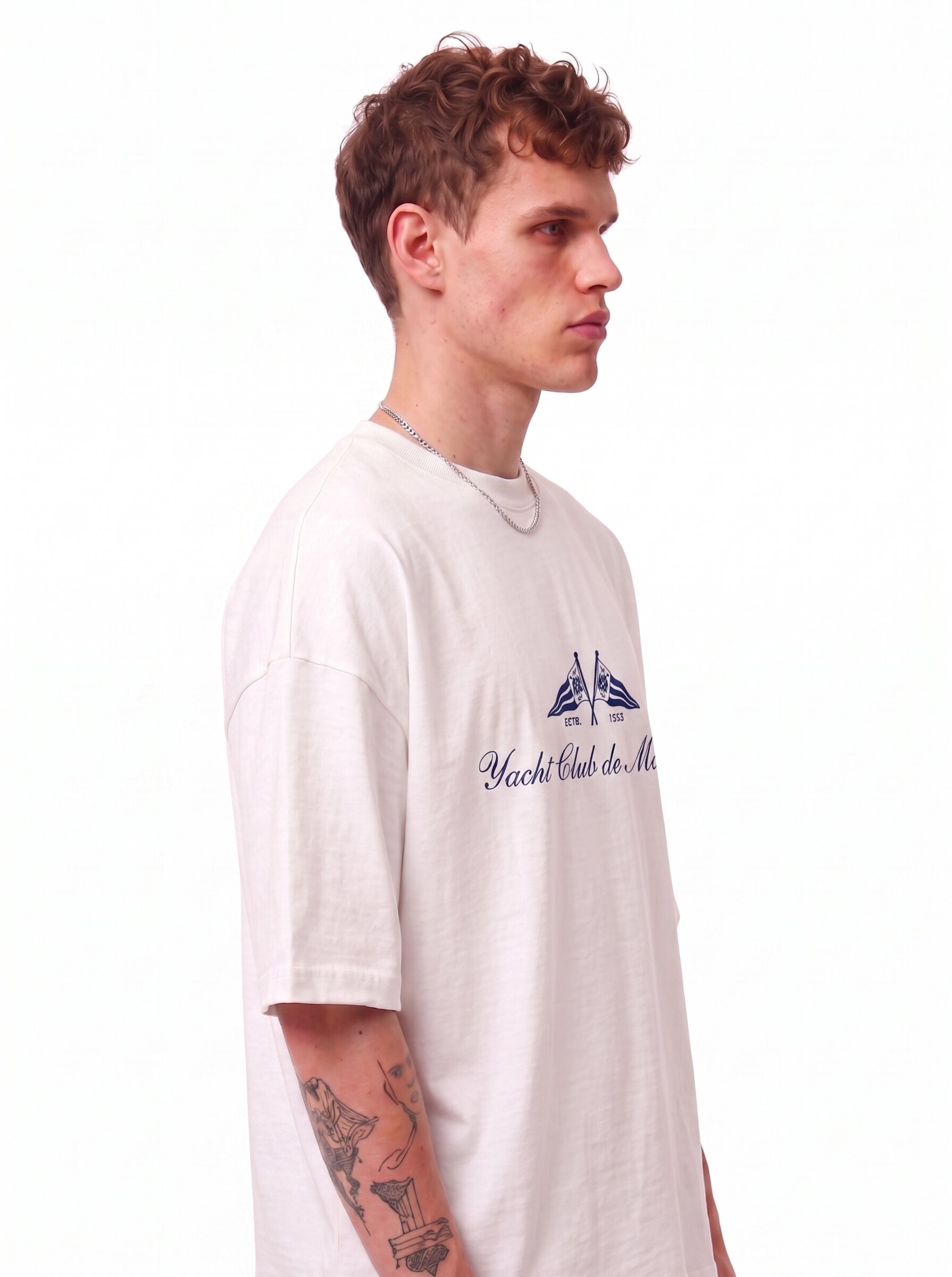 Unisex White Oversized T-shirt