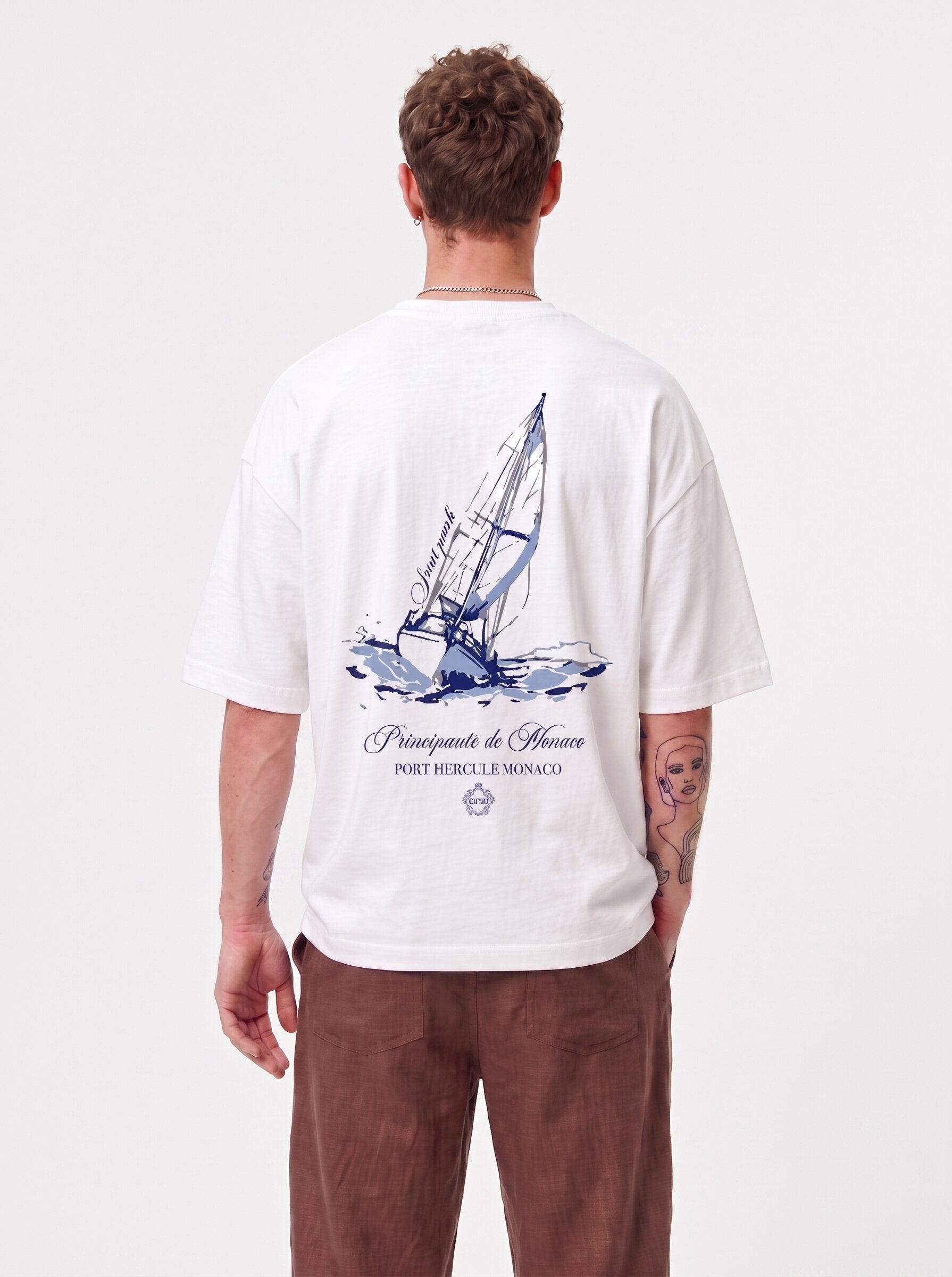 Unisex White Oversized T-shirt