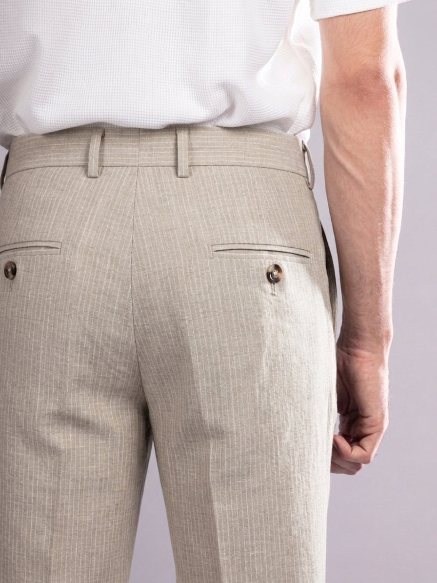 Desert Striped Bootcut Pant