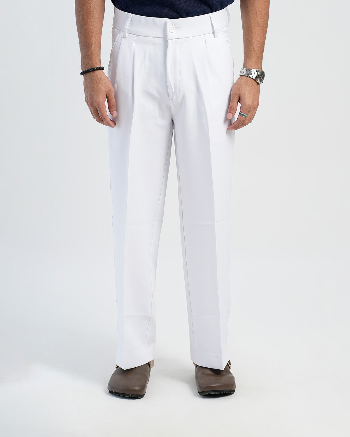 White Korean Pant