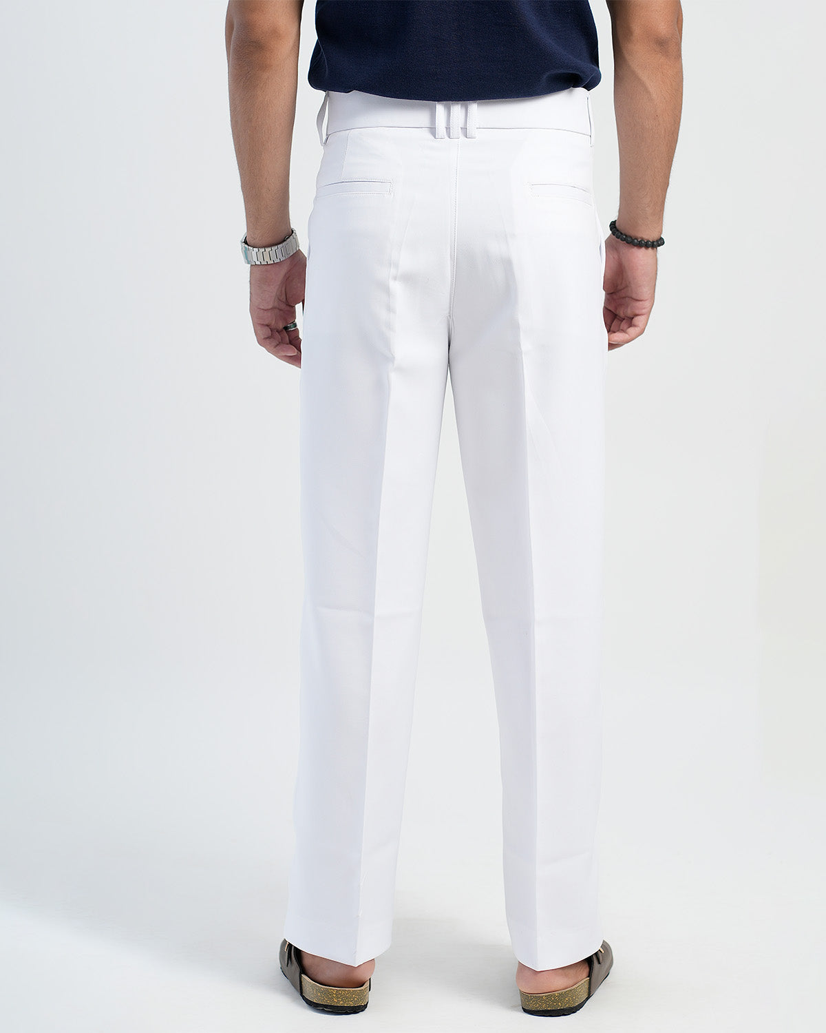 White Korean Pant