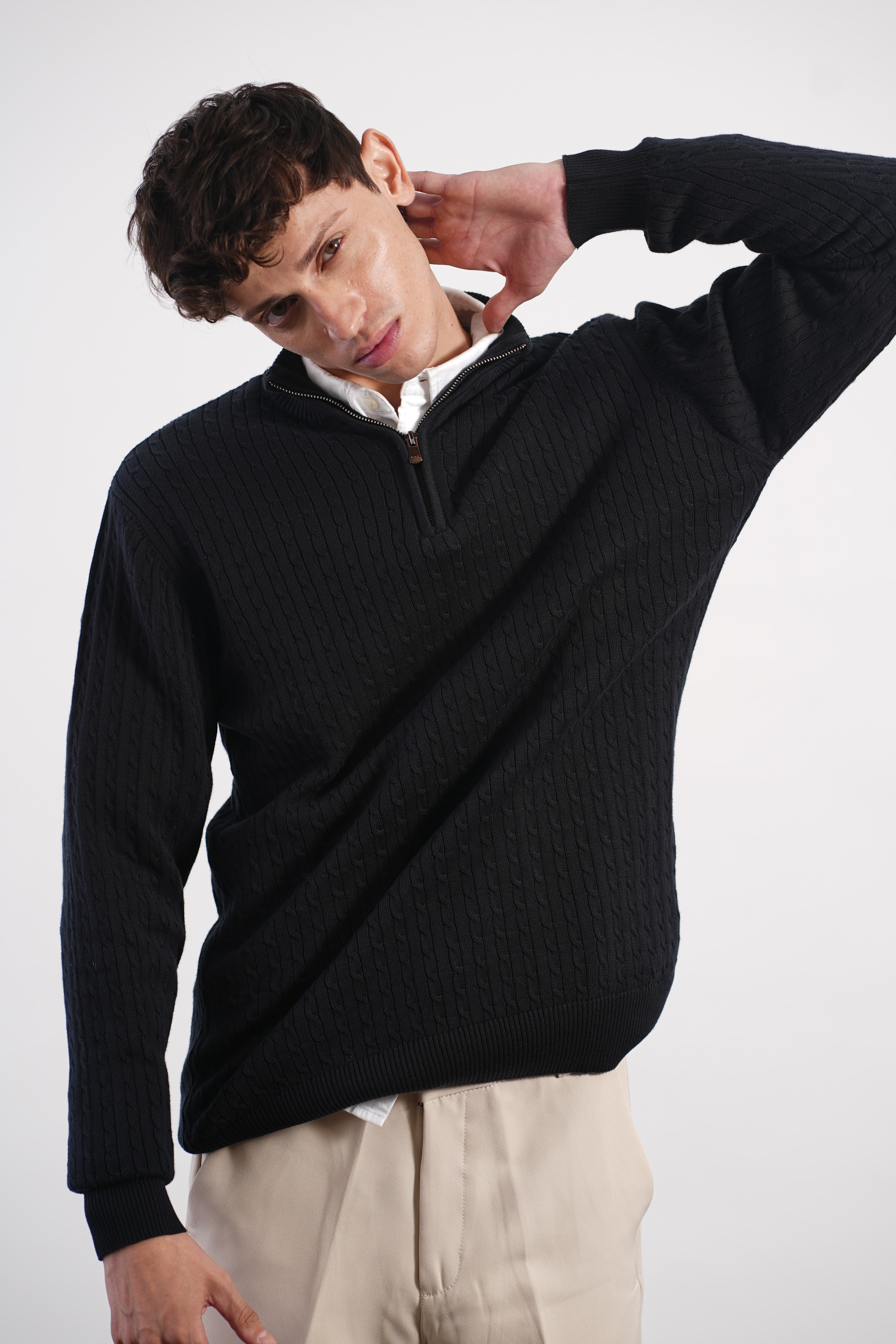 WINDSOR WEAVE (BLACK) | Saint Peach