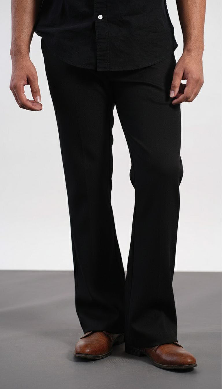 BLACK BOOTCUT PANT