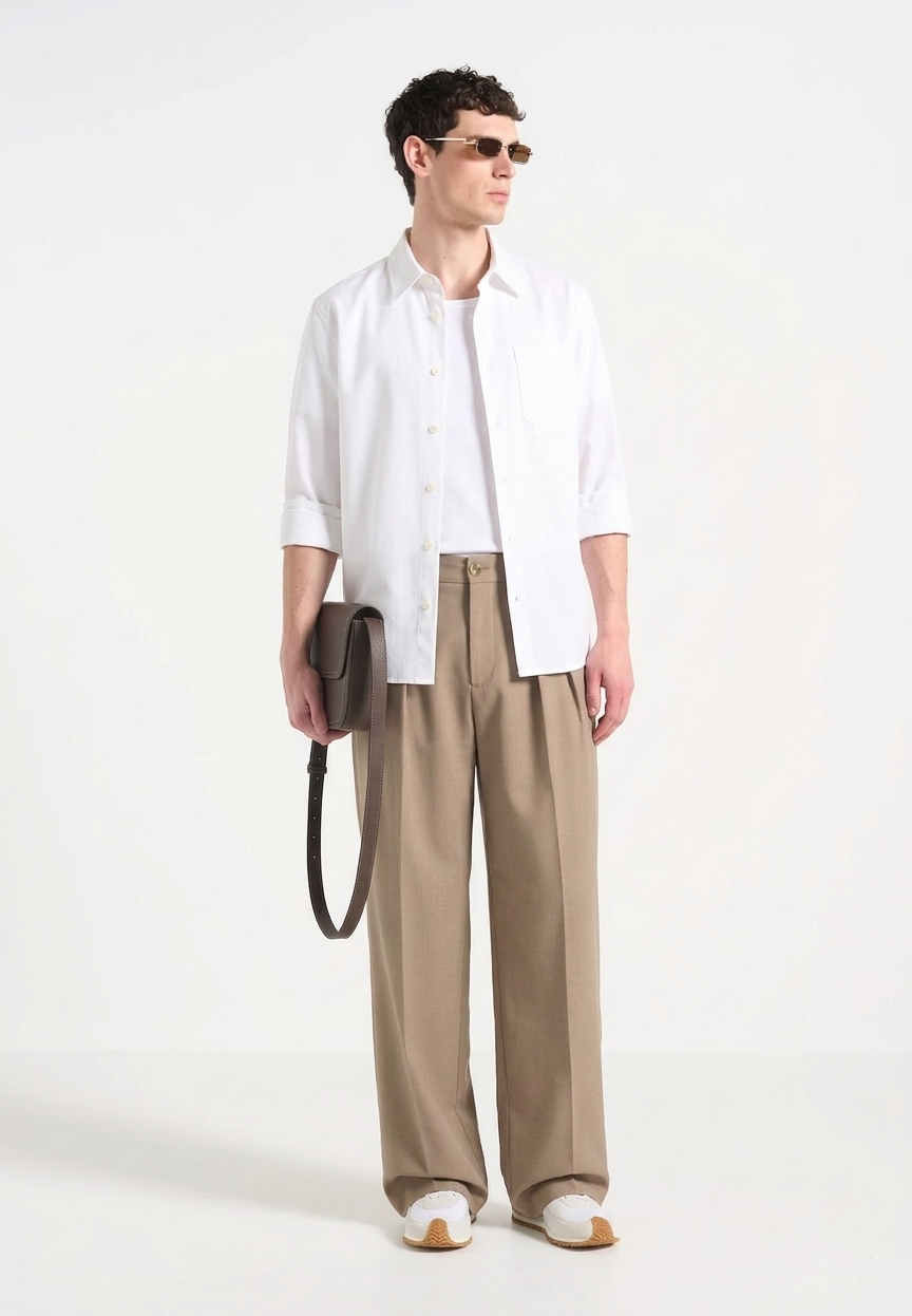 Beige Korean Pant