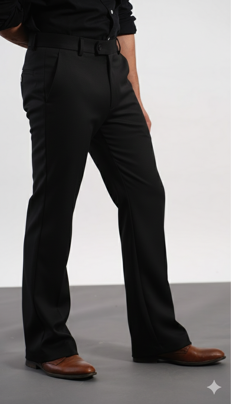 BLACK BOOTCUT PANT